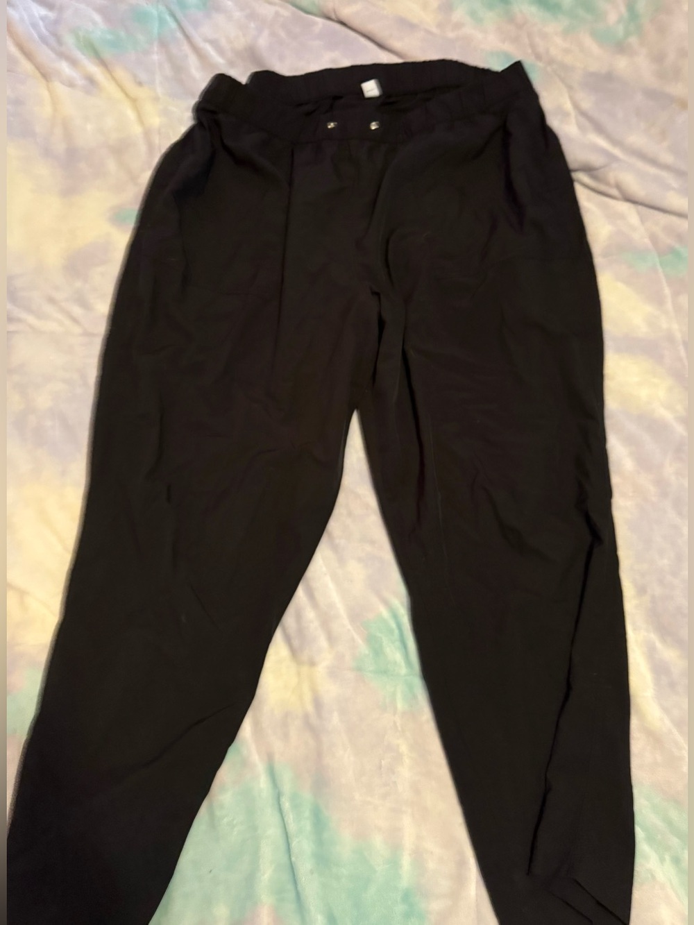 Old Navy Black Women's Jogger Pants with Pockets xxl tall